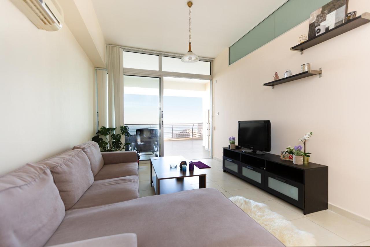 شقة Promenade Seaview Heaven لارنكا المظهر الخارجي الصورة